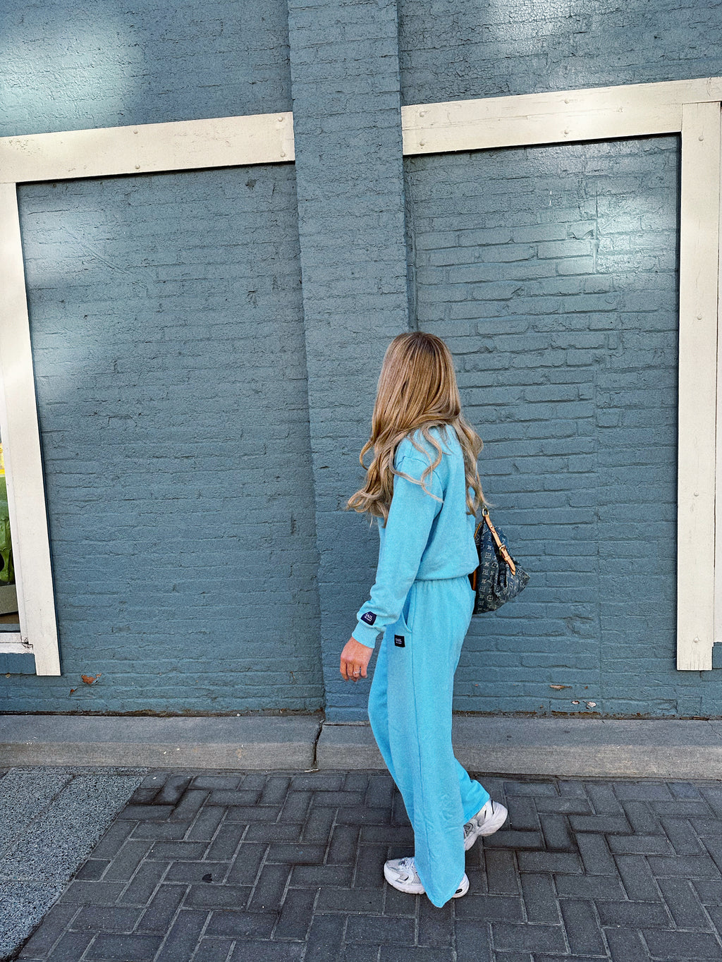 Off-the-Shoulder Logo Sweatshirt