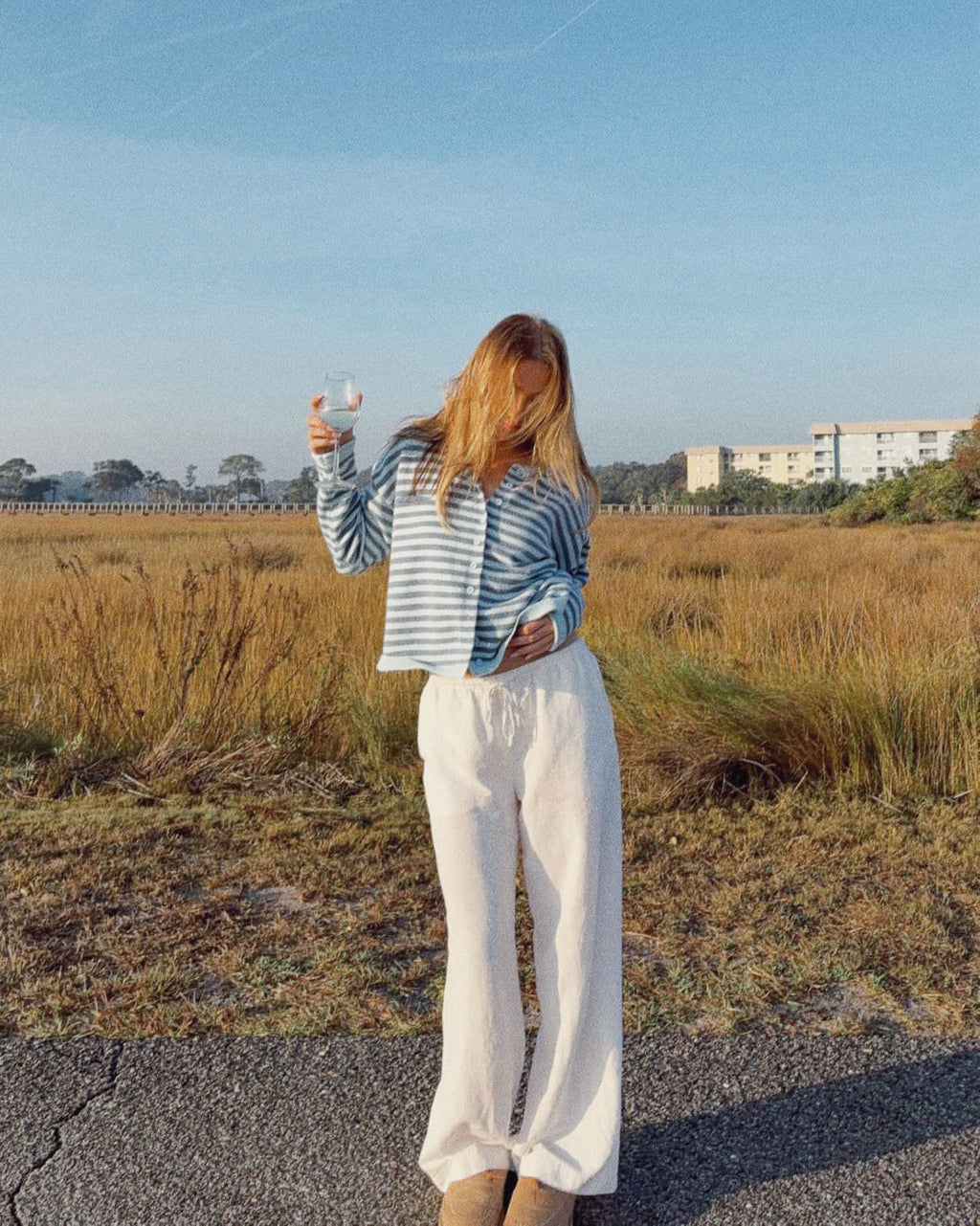 Restocked* Striped Rollneck Cardigan