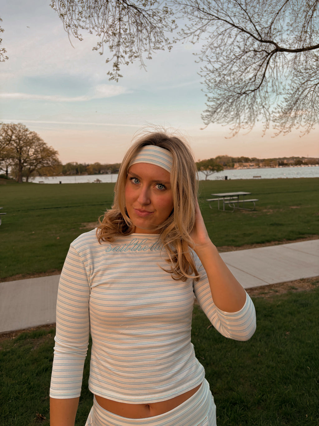 Saylor Striped Headband