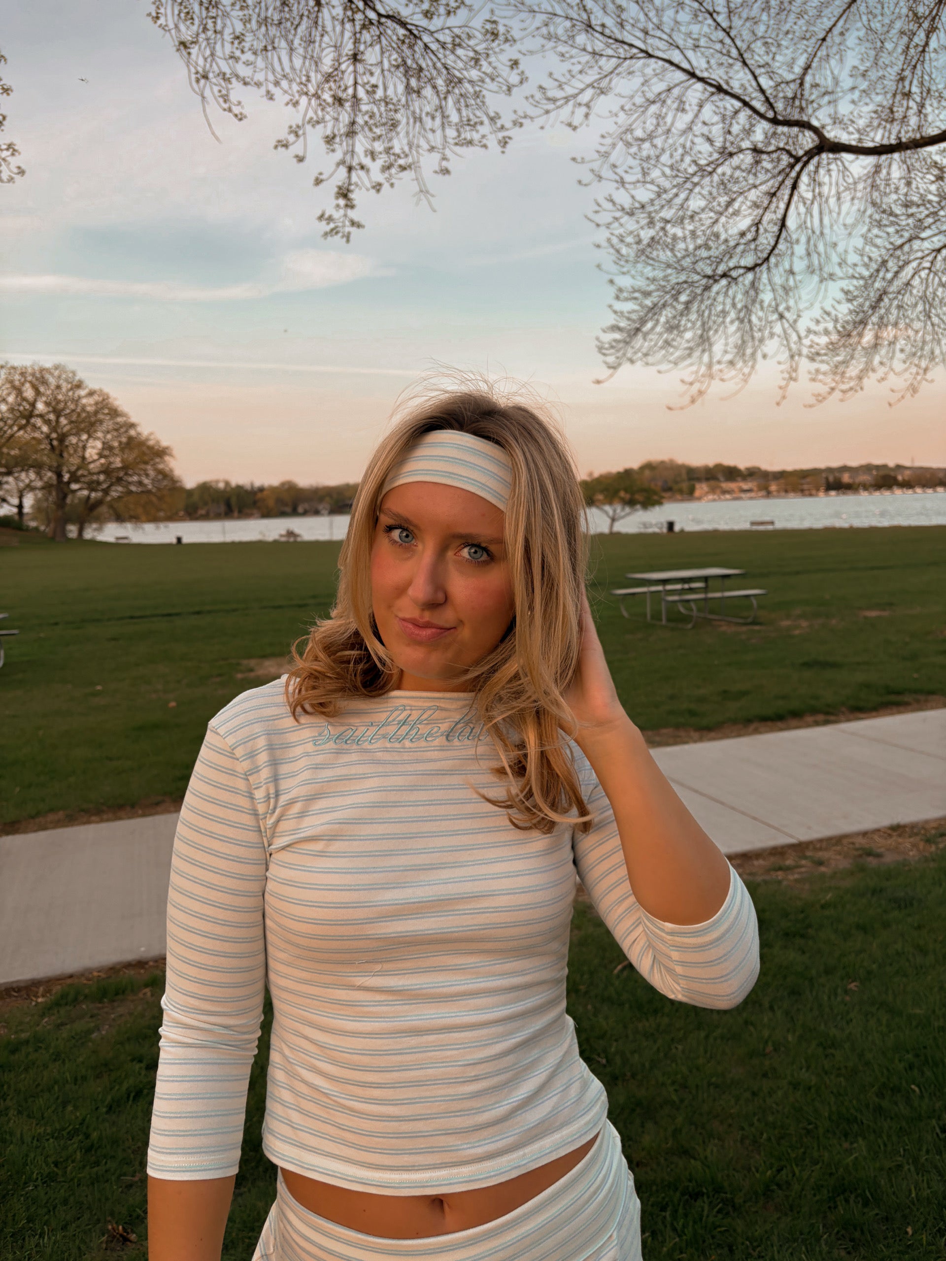 Saylor Striped Headband