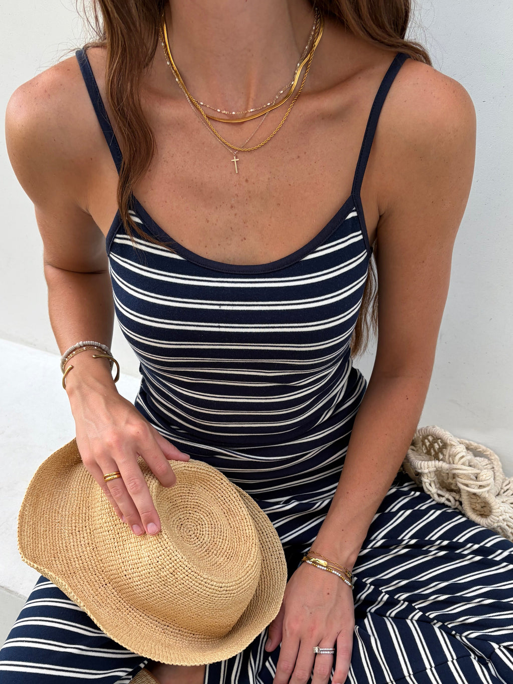 Striped Scoop Tank