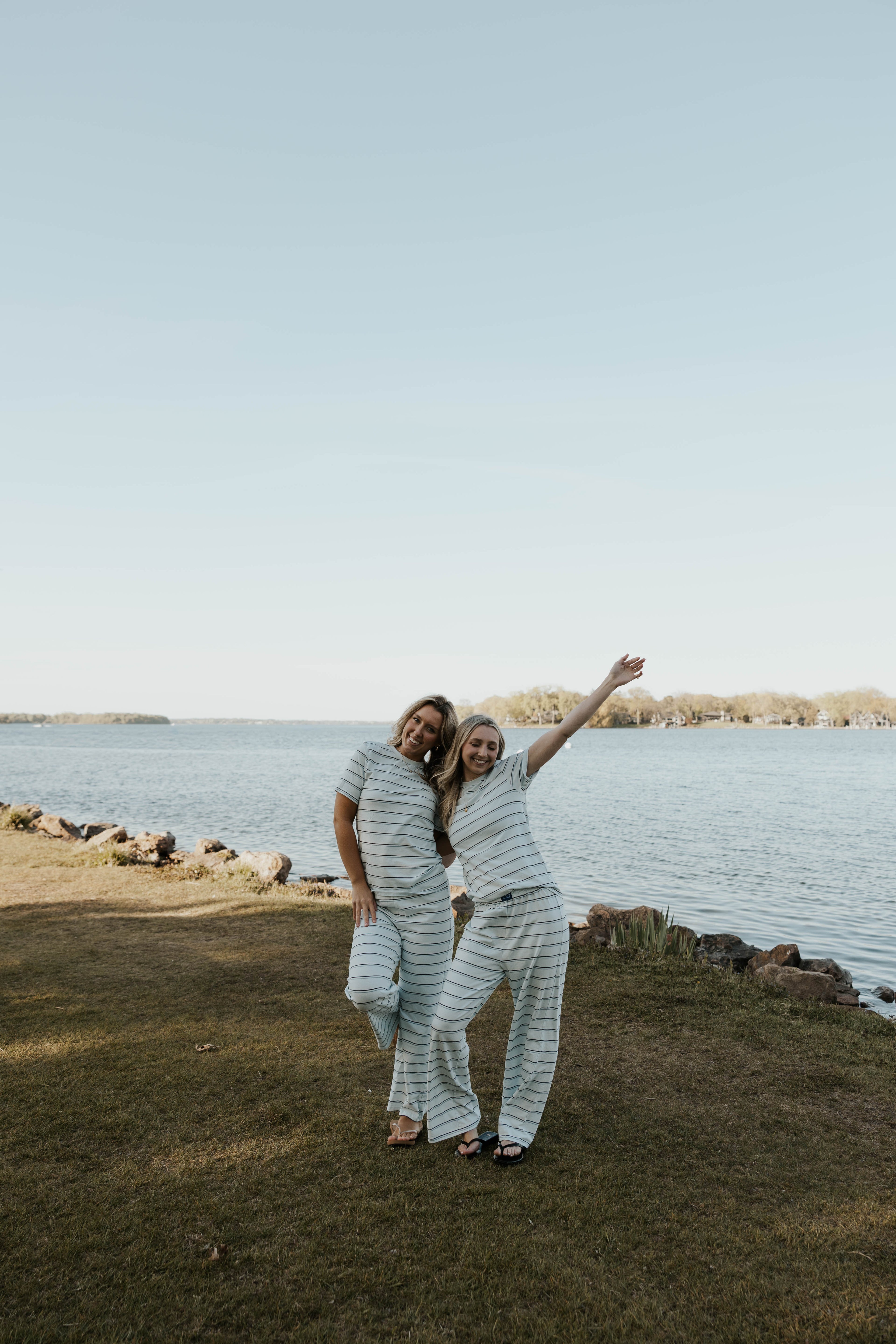 Seaside Logo Pants Blue Stripe