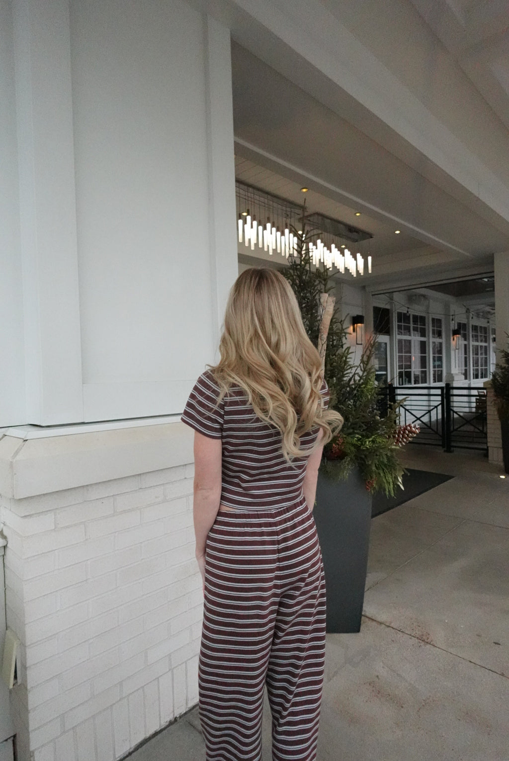Striped Logo Pants