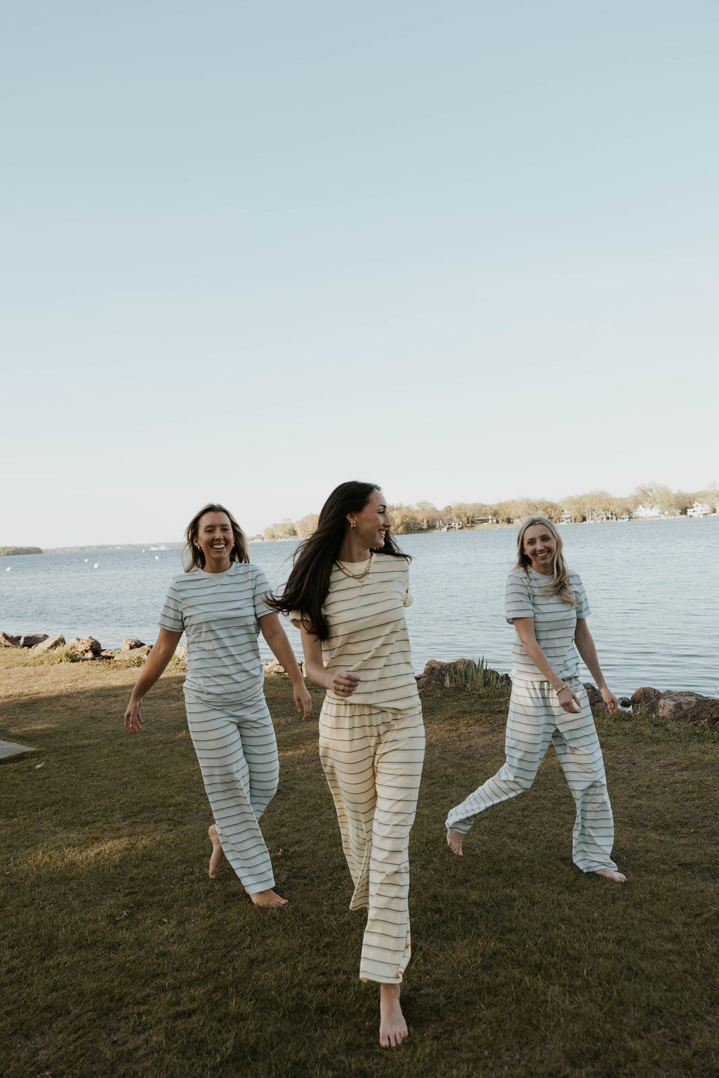 Seaside Logo Pants Yellow Stripe